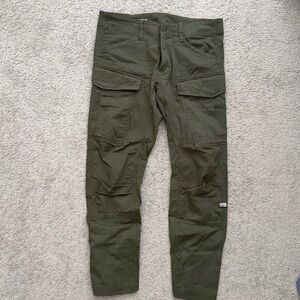G-Star Raw Men's Regular Tapered Cargo Pants - Green Size 32 x 30 Unworn NWOT